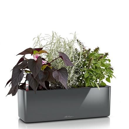 Lechuza CUBE Glossy Triple 40x14x13.5 Серый блестящий